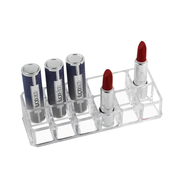 12 Slots Lipstick Organizer Makeup Storage Box