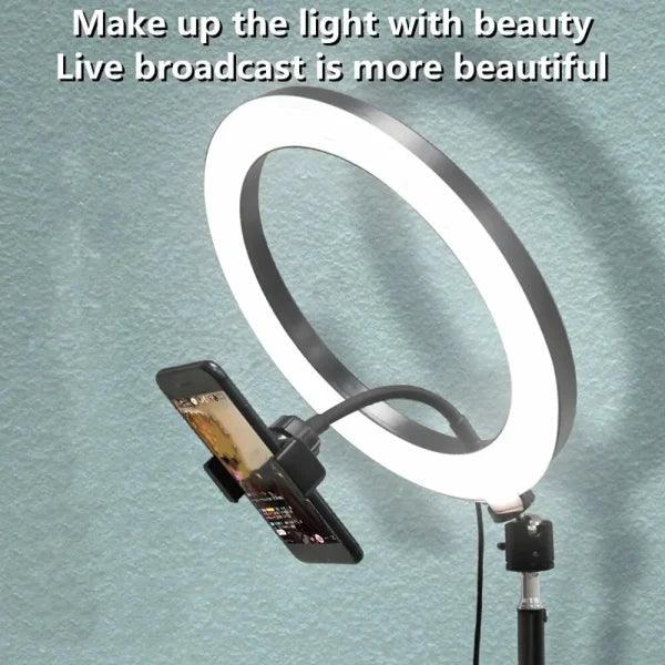 20cm Ring Light With Phone Holder - techzonix