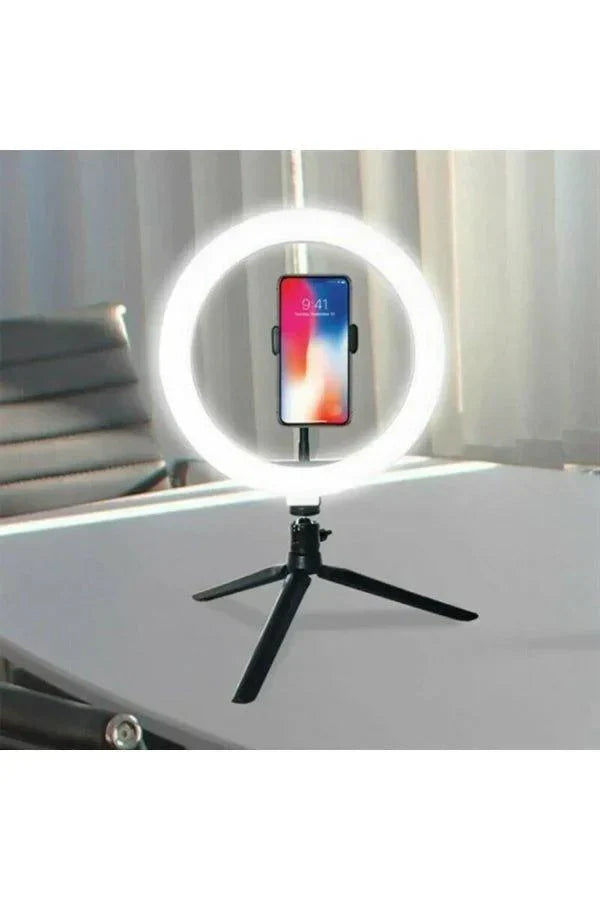 20cm Ring Light With Phone Holder - techzonix