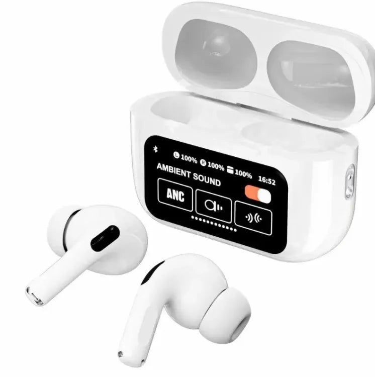 A9 Pro Wireless Earbuds With Smart Touch Screen