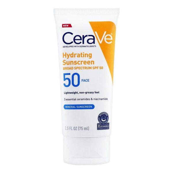 Cerave Hydrating Mineral Sunscreen Spf 50