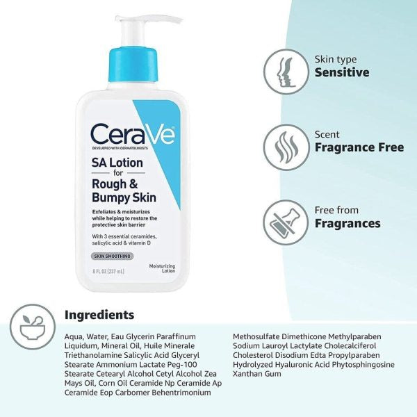 Cerave Sa Lotion For Rough & Bumpy Ski