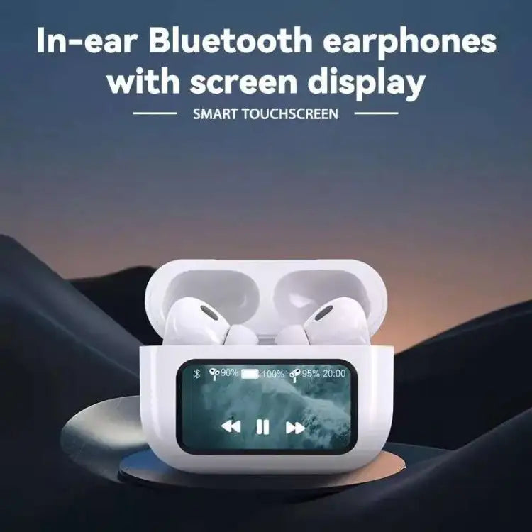 A9 Pro Wireless Earbuds With Smart Touch Screen