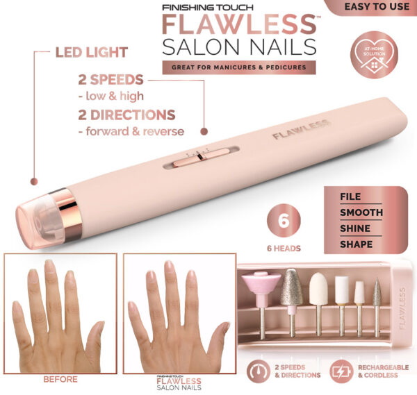 6 In 1 Flawless Nail Pedicure Kit