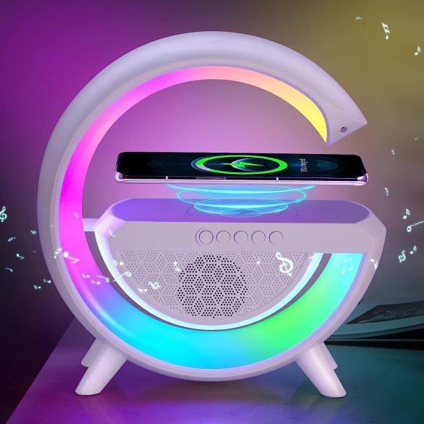 G - Shaped RGB Lamp With Wireless Charging - techzonix