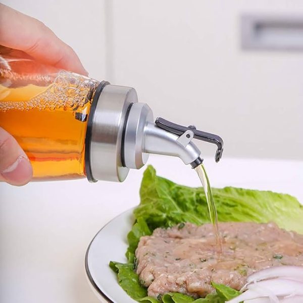 Leak-proof Glass Oil Bottle