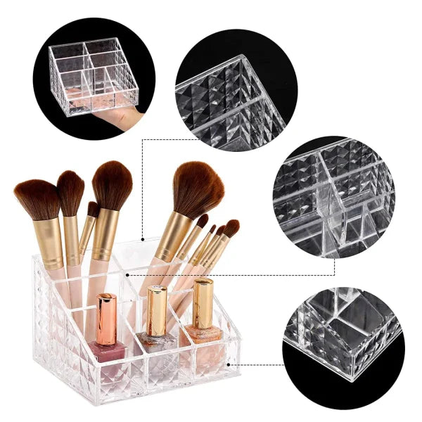 Shining Makeup Brushes Holder Organizer